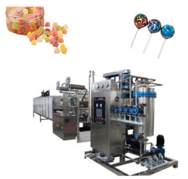 Πολυλειτουργικό ζαχαροπλαστικό Lollipop Candy Depositor Making Machine με υψηλή ταχύτητα