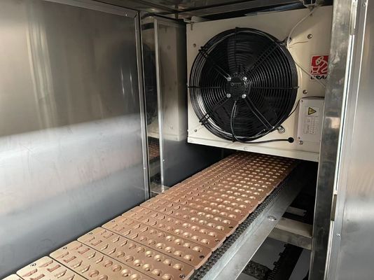 Πολυλειτουργικό ζαχαροπλαστικό Lollipop Candy Depositor Making Machine με υψηλή ταχύτητα