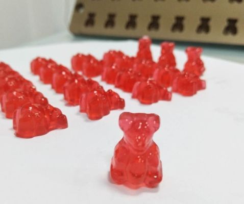 Γραμμή παραγωγής Jelly Candy Depositin με μηχανή παραγωγής μαλακών γλυκών και servo driver