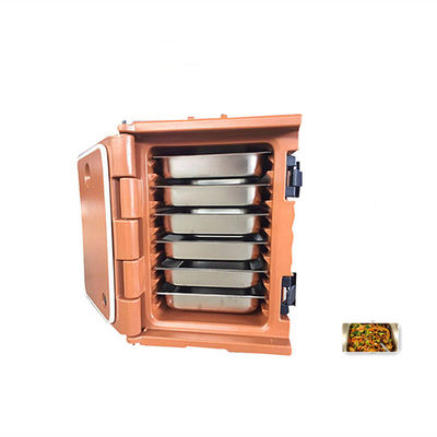 Γκρίζο πλαστικό απομονωμένο κουτί διανομής τροφίμων για εμπορικά νουντλς πίτα γρήγορο φαγητό