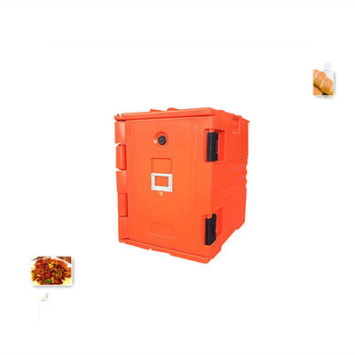 Γκρίζο πλαστικό απομονωμένο κουτί διανομής τροφίμων για εμπορικά νουντλς πίτα γρήγορο φαγητό