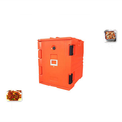 Γκρίζο πλαστικό απομονωμένο κουτί διανομής τροφίμων για εμπορικά νουντλς πίτα γρήγορο φαγητό