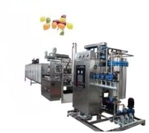 500KG Παραγωγή Μικρό Lollipop Jelly Toffee Σκληρή μηχανή κατασκευής γλυκών 1900x980x1700mm