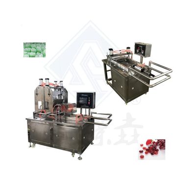 Καραμέλες Εφαρμογή Πεδία μαλακό καραμέλα μηχανή κατασκευής για αρκούδες ροδάκινα Gummy Candy 220V