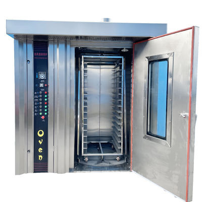 Ατσάλι από ανοξείδωτο χάλυβα 16 δίσκοι Ντίζελ πετρέλαιο Εμπορικό Ηλεκτρικό φεγγαρόπιτα Κονβέκτιση Φούρνο Ασημένιο