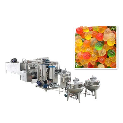 Λολίποπ και Gummy Bear Candy Making Production Line με αυτόματη μηχανή μαλακών γλυκών