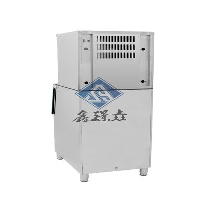 Εμπορική βιομηχανική μηχανή κατασκευής πάγου 220V με χωρητικότητα αποθήκευσης πάγου 300Kg