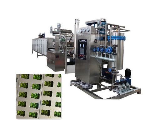 Λολίποπ και Gummy Bear Candy Making Production Line με αυτόματη μηχανή μαλακών γλυκών