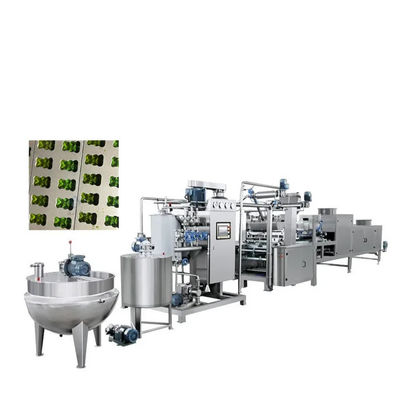 Καραμέλες απλούστευσης ηλεκτρικό λουκάνικο Gummy Candy αυτόματη γραμμή παραγωγής