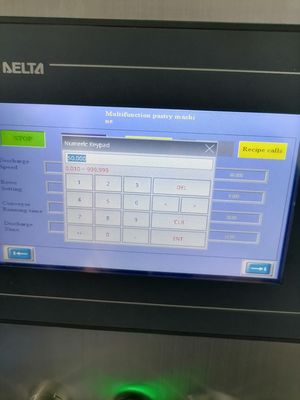 220V Ηλεκτρική πηγή Μικρό μαλακό ζαχαροπλαστική μηχανή με ανοξείδωτο χάλυβα πρώτης ύλης