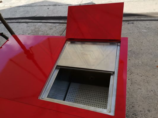 Φρούτα, χυμοί, γλυκά, ντόνατ, ποδήλατο, καρότσι, κινητό καρότσι με 2450*930*970mm μέγεθος