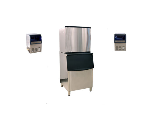 0.8kW Βιομηχανικός κατασκευαστής παγωτού για προμηθευτές αυτοκινήτων 500 δοχεία αποθήκευσης