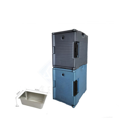 Το Rotomolding Isolated Box με τροχούς παρέχει αποτελεσματικά τρόφιμα σε σταθερή θερμοκρασία