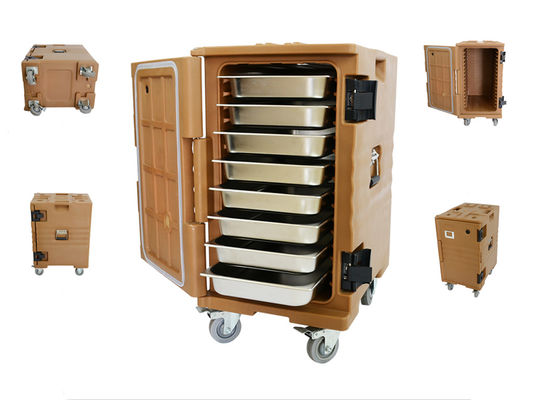 Το Rotomolding Isolated Box με τροχούς παρέχει αποτελεσματικά τρόφιμα σε σταθερή θερμοκρασία