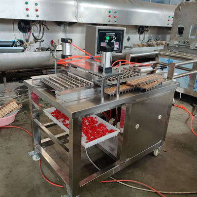 Ημιαυτόματη μαλακή σκληρή πεκτίνη ζελατίνη Gummy Bear Candy Making Machine με ισχύ 1,5KW