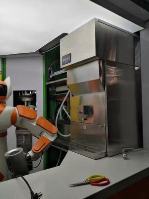 Χάλυβα από ανοξείδωτο χάλυβα 500kg αυτόματη μηχανή πάγου με μηχανή νερού