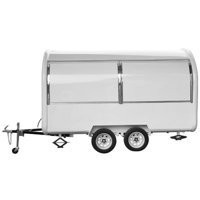 Γλυκό Μεγάλο BBQ Φρουτοπάγωμα Churros Crepe Καφέ Καροτσάκι Τροχόσπιτο Τροχόσπιτο