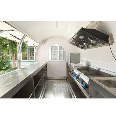 Γλυκό Μεγάλο BBQ Φρουτοπάγωμα Churros Crepe Καφέ Καροτσάκι Τροχόσπιτο Τροχόσπιτο