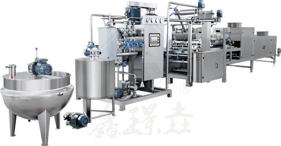 2000KG Επαγγελματική πλήρως αυτόματη συσκευή παραγωγής γλυκών για την γραμμή παραγωγής γλυκών