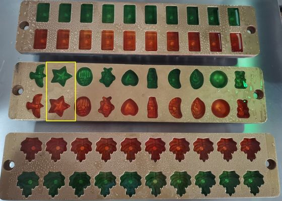 Εργοστάσιο Γλυκών της Σαγκάης Ζελέ Γλυκά Γλυκά Αρκούδα Σχήματα Γλυκά Μηχανή κατασκευής για ξενοδοχεία