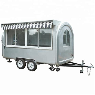 Καυτό τροχόσπιτο μπάρμπεκιου Αυστραλία Κινητό φορτηγό κουρέα για μαγείρεμα λαχανικών και παραχώρηση