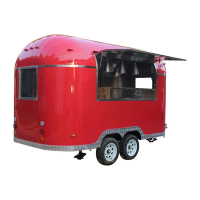 Εταιρεία επεξεργασίας λαχανικών Hot Dog Burger Trailer για Ιταλικό Ice Mobile Food Cart
