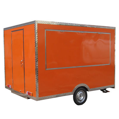 Εταιρεία επεξεργασίας λαχανικών Hot Dog Burger Trailer για Ιταλικό Ice Mobile Food Cart