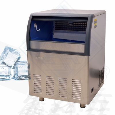 Αυτόματη μηχανή κατασκευής πάγου 1000kg Βιομηχανικός κατασκευαστής κύβων με συμπιεστή Maneurop