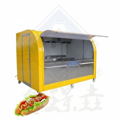 Τροχαίο τροφίμων Tornado Potato Mobile Food Steamer Cart με τροχούς 180*80*80 Φορητό