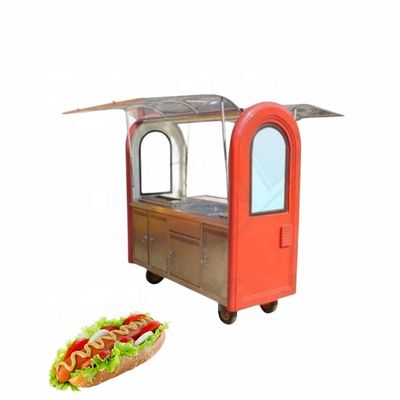 Τροχαίο τροφίμων Tornado Potato Mobile Food Steamer Cart με τροχούς 180*80*80 Φορητό