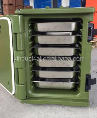 Μεταφορέας κατσαρόλας τροφίμων με μόνωση 90L για τη μεταφορά ζεστών τροφίμων