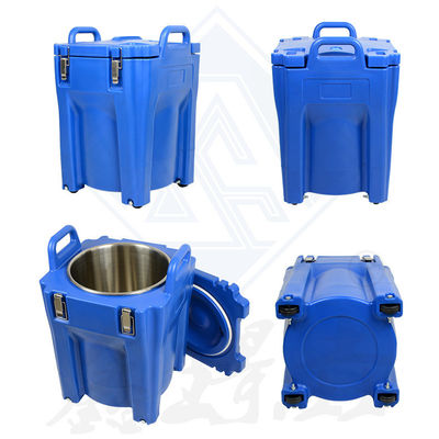 Απομονωμένο φορητό στρογγυλό βαρέλι ψυγείο ποτών για θέρμανση τροφίμων ντουλάπι εύκολο στο καθαρισμό