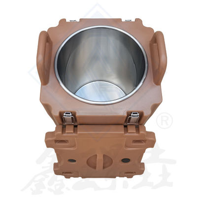 Απομονωμένο φορητό στρογγυλό βαρέλι ψυγείο ποτών για θέρμανση τροφίμων ντουλάπι εύκολο στο καθαρισμό