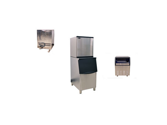 TECUMSEH συμπιεστή από ανοξείδωτο χάλυβα Mini Ice Cube Maker Machine για εμπορική κουζίνα