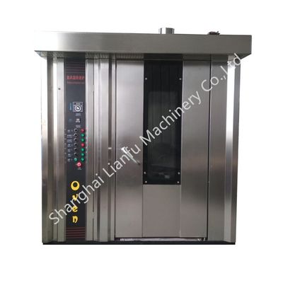 Εξοπλισμός αρτοποιίας 8 δίσκοι ψωμί φούρνος αρτοποιίας με ατμό και 16 δίσκοι