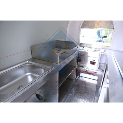 Μακρά διάρκεια ζωής Μοτοσυκλέτα Τρικυκλώματα Παγωτά Τροφοφόρο με πλήρως εξοπλισμένη κουζίνα