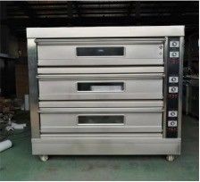 Υψηλής παραγωγικότητας φούρνος αρτοποιίας για τη μαγειρική τούρτα 3 ντουλάπια φούρνο θερμόμετρα και έτος 2020