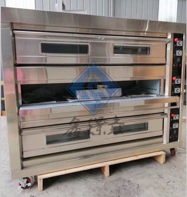 2022 Μηχανή ψήσιμης πίτσας Εμπορική φούρνα ψήσιμης αερίου με τεχνική υποστήριξη βίντεο