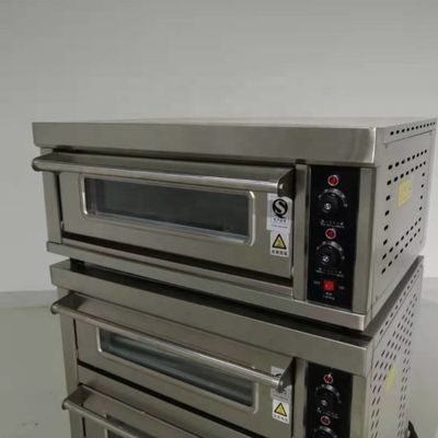 0.1kw Ηλεκτρικός φούρνος για ψωμί 3 κατάστρωμα 12 δίσκοι