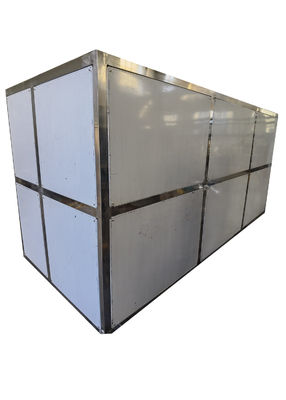 Τετραγωνική μηχανή πάγου με μέγεθος πάγου 29mm*29mm*22mm και ημερήσια χωρητικότητα 5000kgs