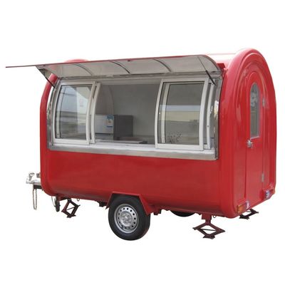 Πλήρης εξοπλισμός κουζίνας Προσαρμοσμένο τροφικό φορτηγό Ηλεκτρικό ρυμουλκούμενο για επιχειρήσεις σνακ