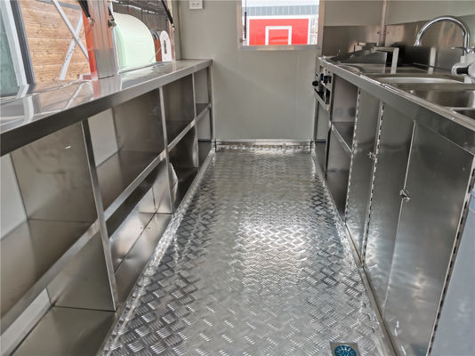 Εμπορική Εστίαση Στριτ Φούντ Κιόσκ Σύγχρονο τροχόσπιτο για πίτσα Μπέργκερ τηγανητό κοτόπουλο