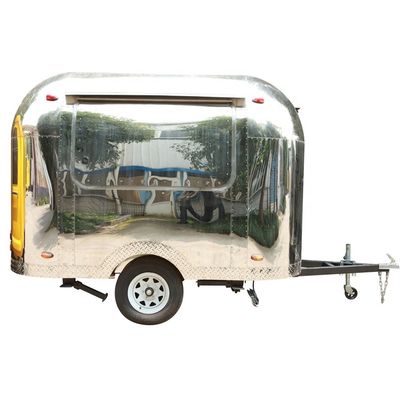 2021 Ατσάλινο Κινητό Κουτί Τροφίμων Κιοστό για Διαφημιστική Εταιρεία Σνακ Τροφίμων Τραίλερ