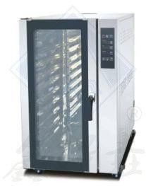 10 δίσκοι Ηλεκτρικός φρυγανιστής θερμού αέρα Κονβέκτιος φούρνος για τη βιομηχανία τροφίμων