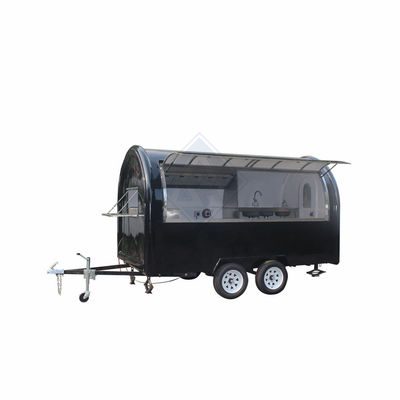 Εφαρμογή σνακ τροφίμων 220/300/400/500x200x235cm Design Coffee Donuts Mobile Food Truck