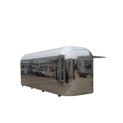 Πλήρως εξοπλισμένα φορτηγά τροφίμων Τρένο με καφέ καρότσι Hot Dog τροχός δρόμου 1500W τάση