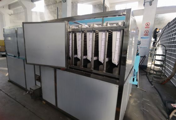 500KG χωρητικότητα αποθήκευσης πάγου Μεγάλη 3 τόνων 5 τόνων κύβος παγομηχανή για την ευκολία σας