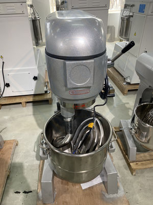 Βιομηχανική μηχανή αναμειγνύσεως μαγειρέματος με μπολ από ανοξείδωτο χάλυβα και προσαρμογή για μαγειρική ζυμαρικών