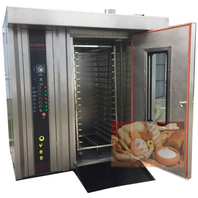 Μακροχρόνια διάρκεια ζωής Ροταριακό αέριο αυτόματο φούρνο αρτοποιίας για βιομηχανική κουζίνα αρτοποιίας