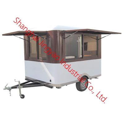 Πολυλειτουργικό ηλεκτρικό φορτηγό τροφίμων για λεωφορεία και κινητό ρυμουλκούμενο τροφίμων 220*160*210cm 0-20K